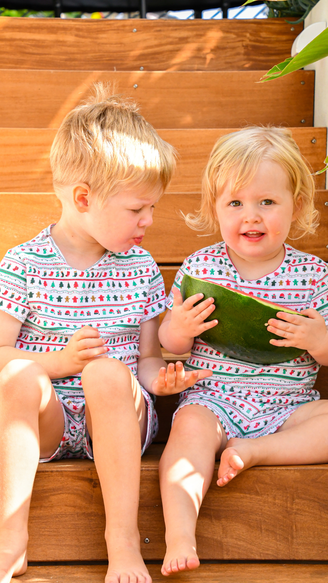 Matching pyjamas au
